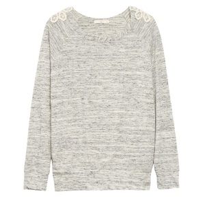 Le Lis lace back sweater grey XS